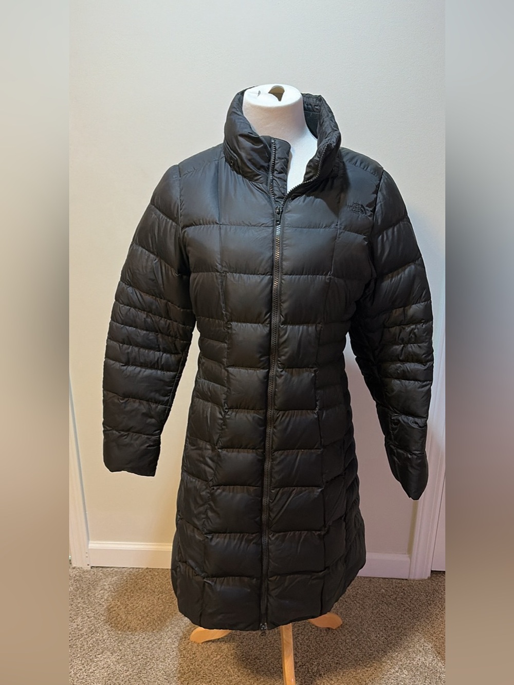 The North Face Women’s Black Quilted Long Puffer Coat